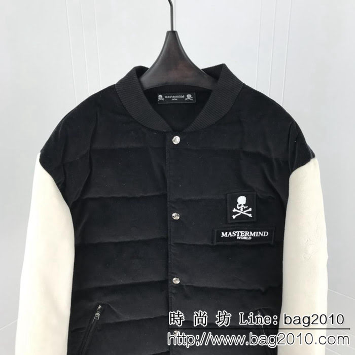 MMJ 18ss冬季新款 精密刺繡圖案 立體剪裁 男款燈芯絨羽絨服 ydi2301